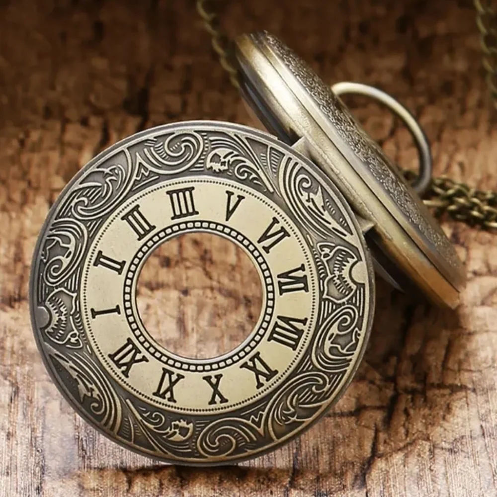 New vintage looking pocket watch necklace